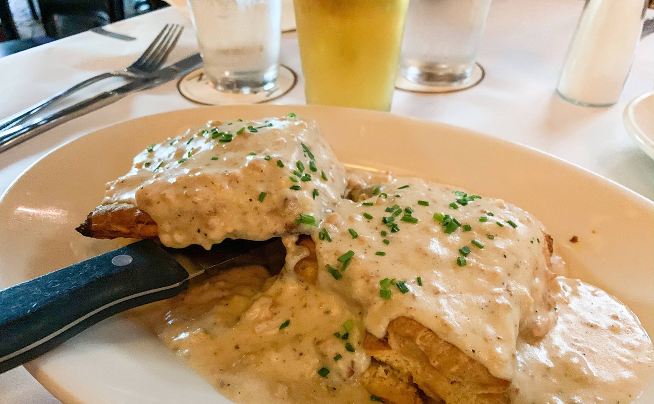 Biscuits and gravy at the Moth