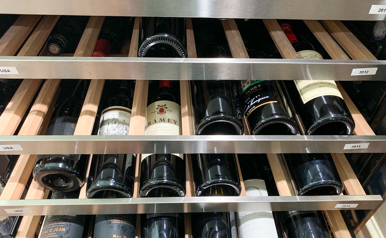 If you're looking to keep a solid stock of wine, just in case, fill it up with wines you buy in your own city.
