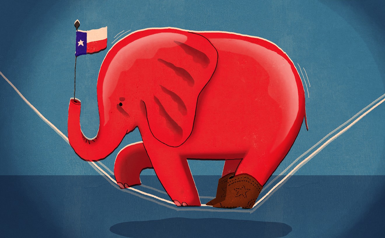 The GOP reigns supreme in Texas, still.