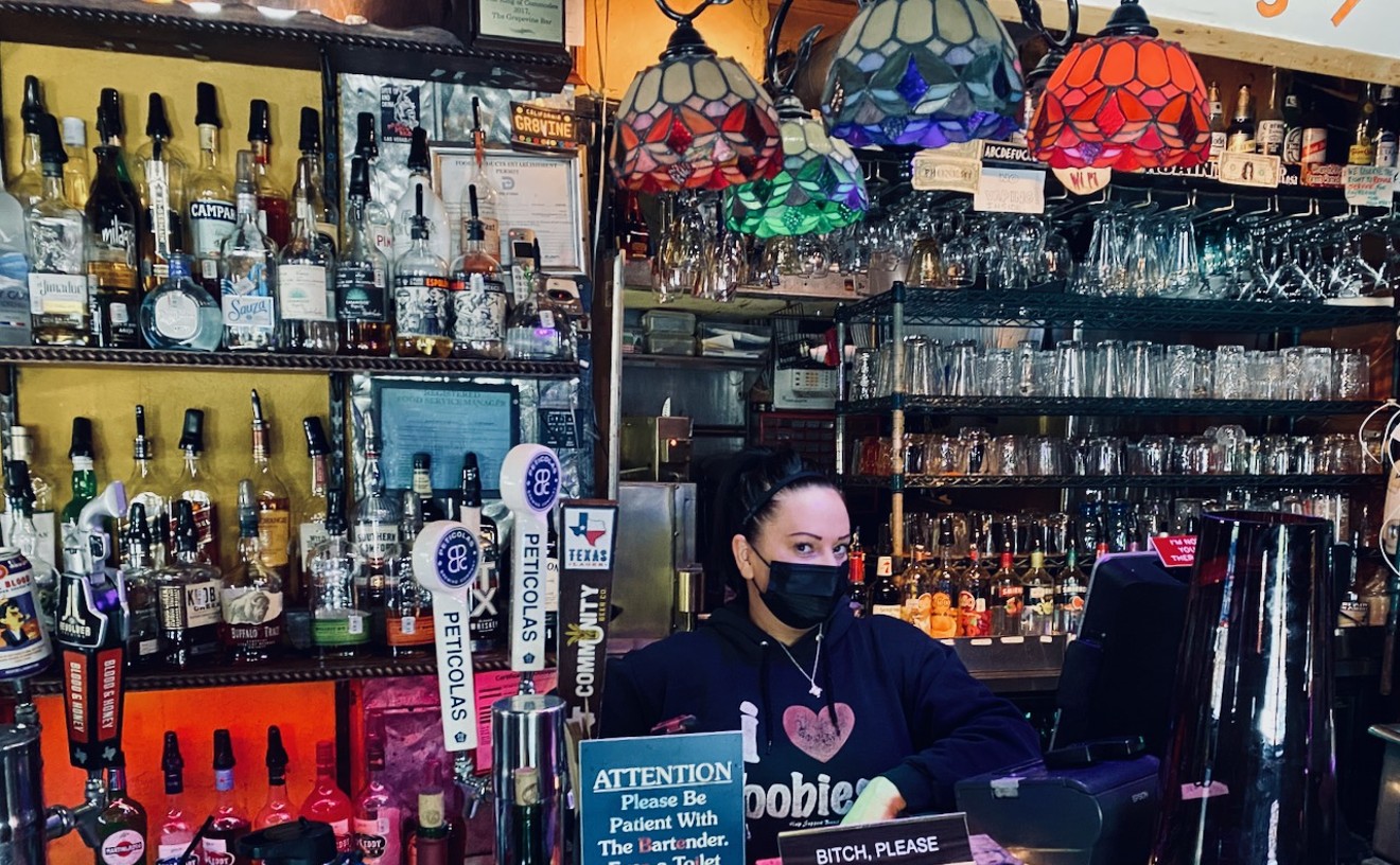 Michelle Masterson is happy to be back at home behind the bar at The Grapevine.