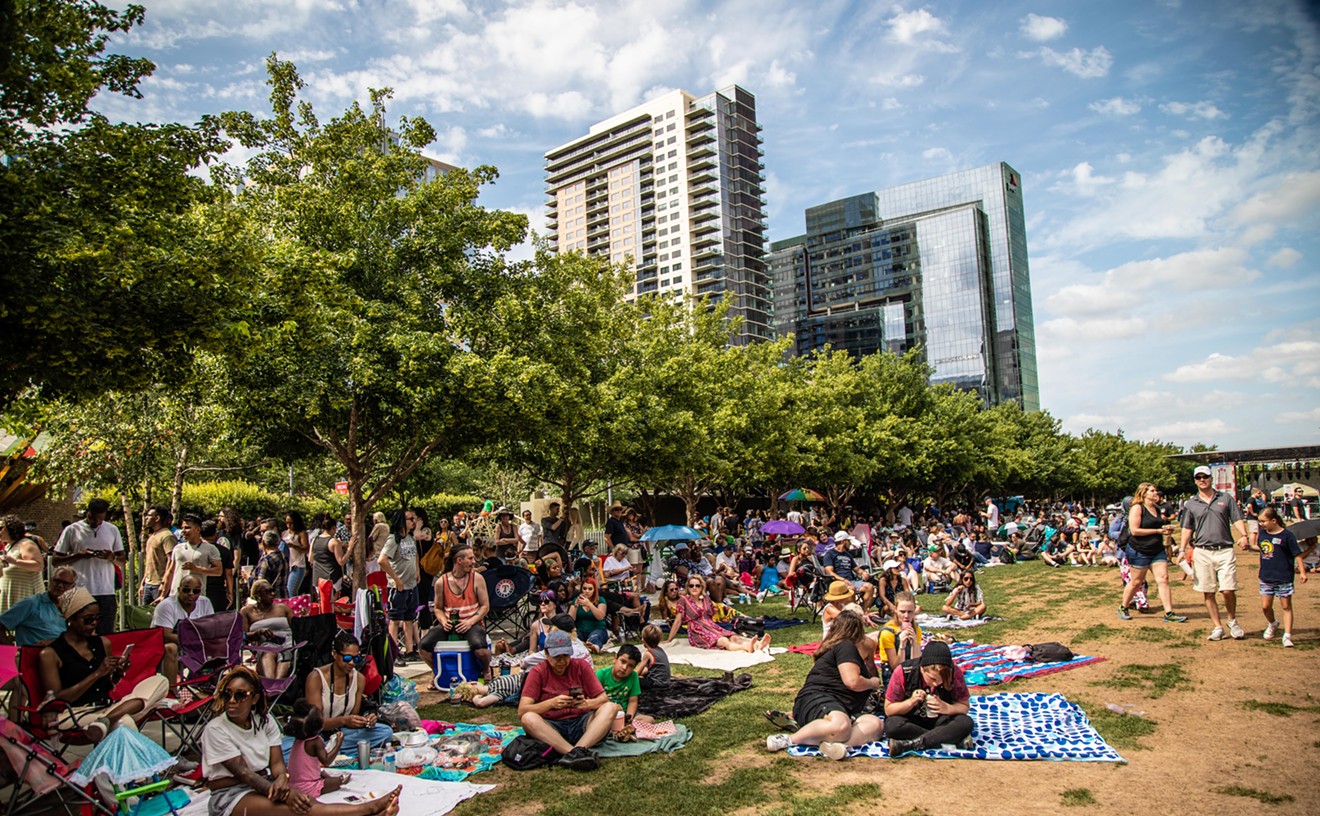 Klyde Warren Park is always a good choice, but especially when they're playing our favorite movies.