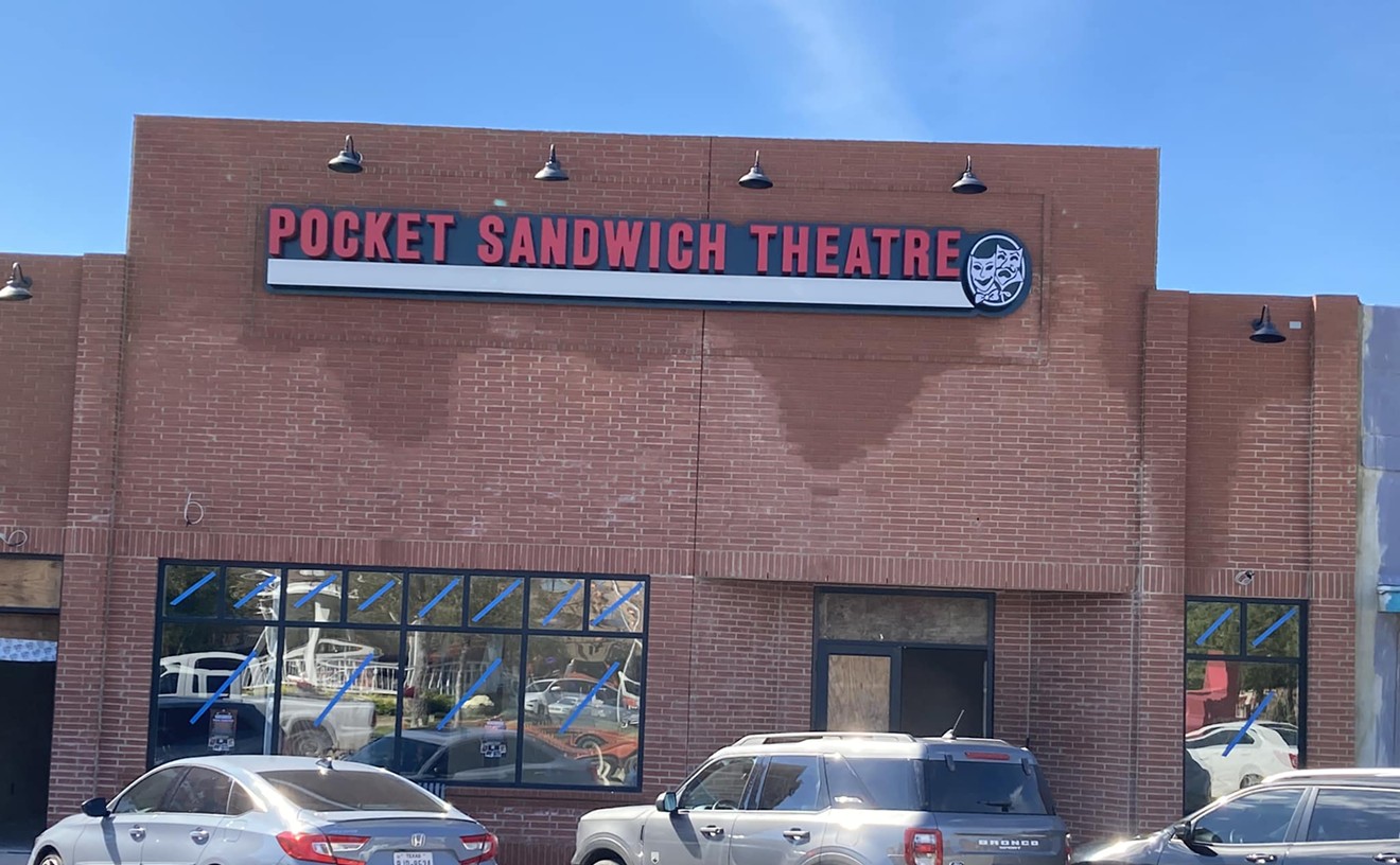 The popular Pocket Sandwich Theatre will open at its new downtown Carrollton location on Friday, Nov. 25, with its holiday musical Ebenezer Scrooge, written by theater founder Joe Dickinson.