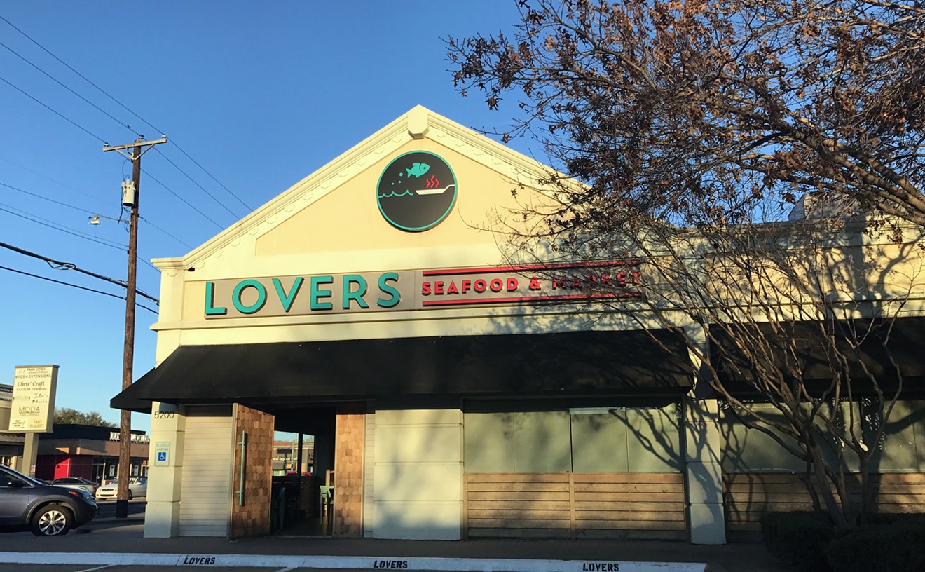 Lovers Seafood and Market is open now in the space that used to be Rex's Seafood.