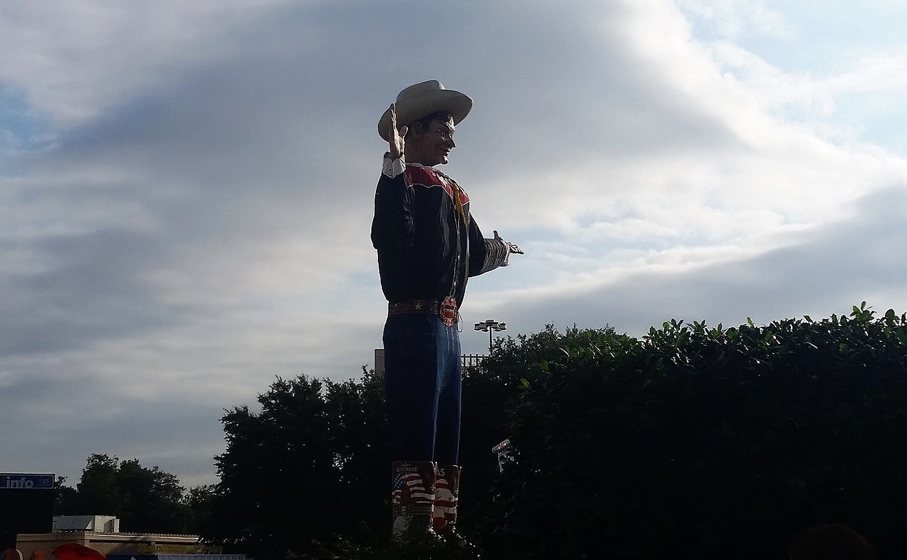 Big Tex to city: "Sorry, can't help you."