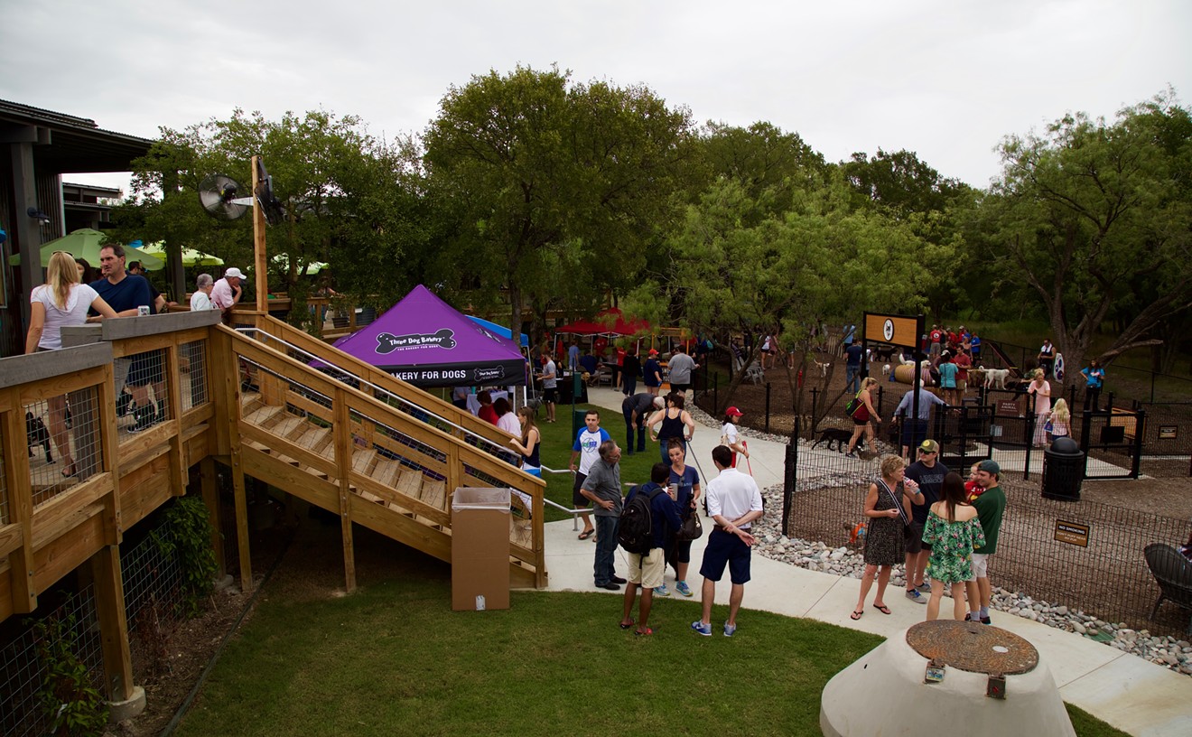 The Shacks at Austin Ranch are a part dog park, part dining destination.