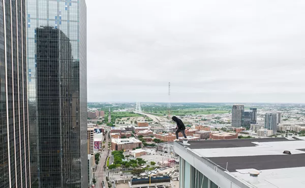Up There: High Vis Goes to Frightening Heights Across Downtown for His Rooftop Photo Shoots
