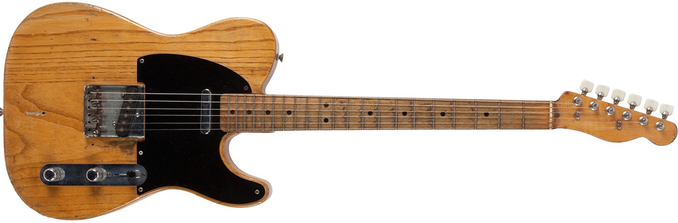 Stevie Ray Vaughan's first guitar, a '51 Fender Broadcaster