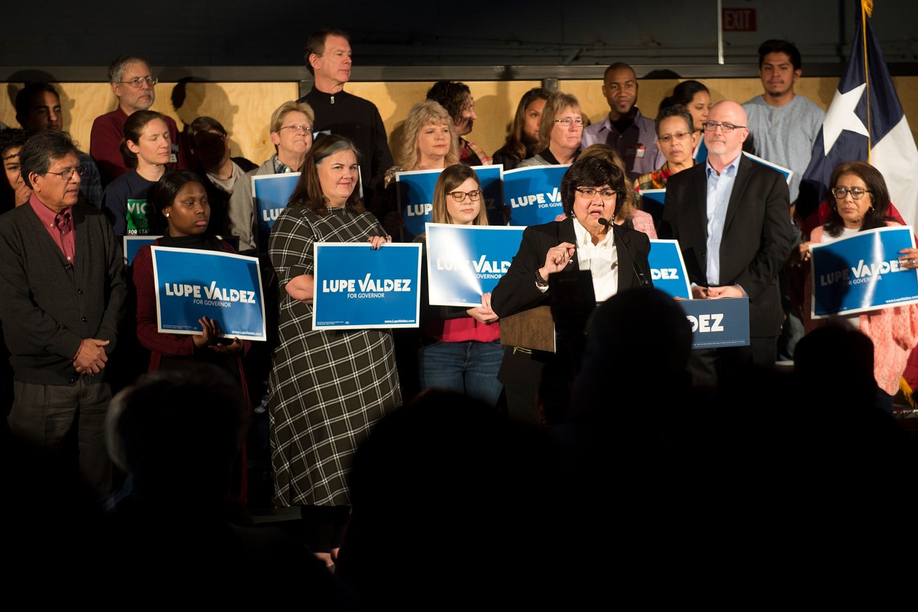 Lupe Valdez launched her gubernatorial campaign in January.