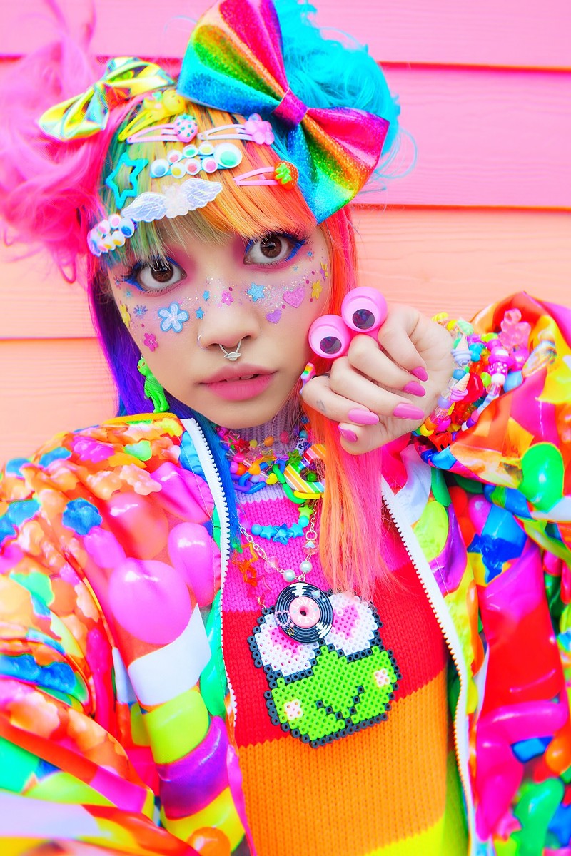 Meet Rainbow Girl, a Texas Artist Who Puts the Dark Away By Dressing as ...