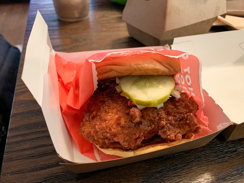 Fried Chicken Sandwich Review Shake Shack Dallas Observer 