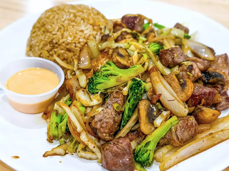 First Look Ninja Grill, Hibachi Eating Without Hibachi Seating