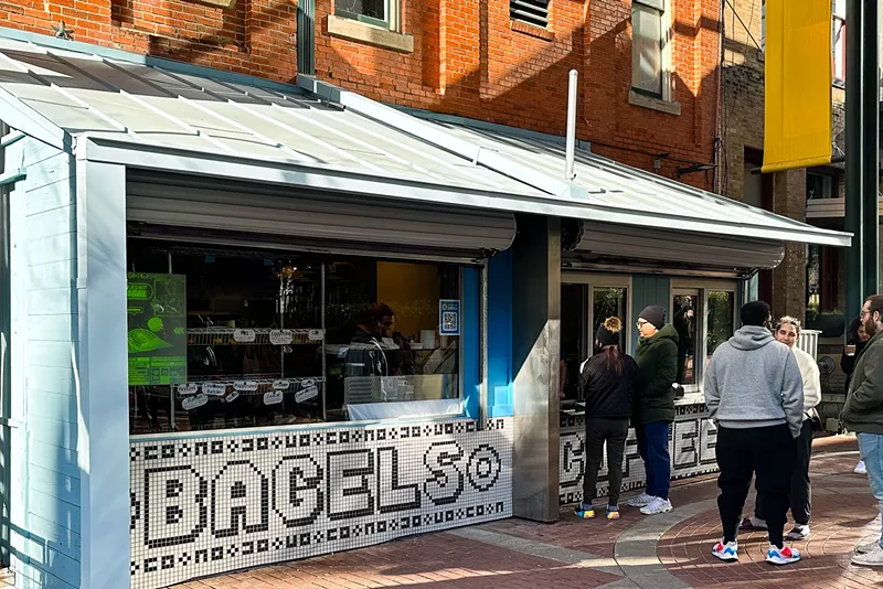 First Look Starship Bagels New Dallas Location on Main Street Dallas