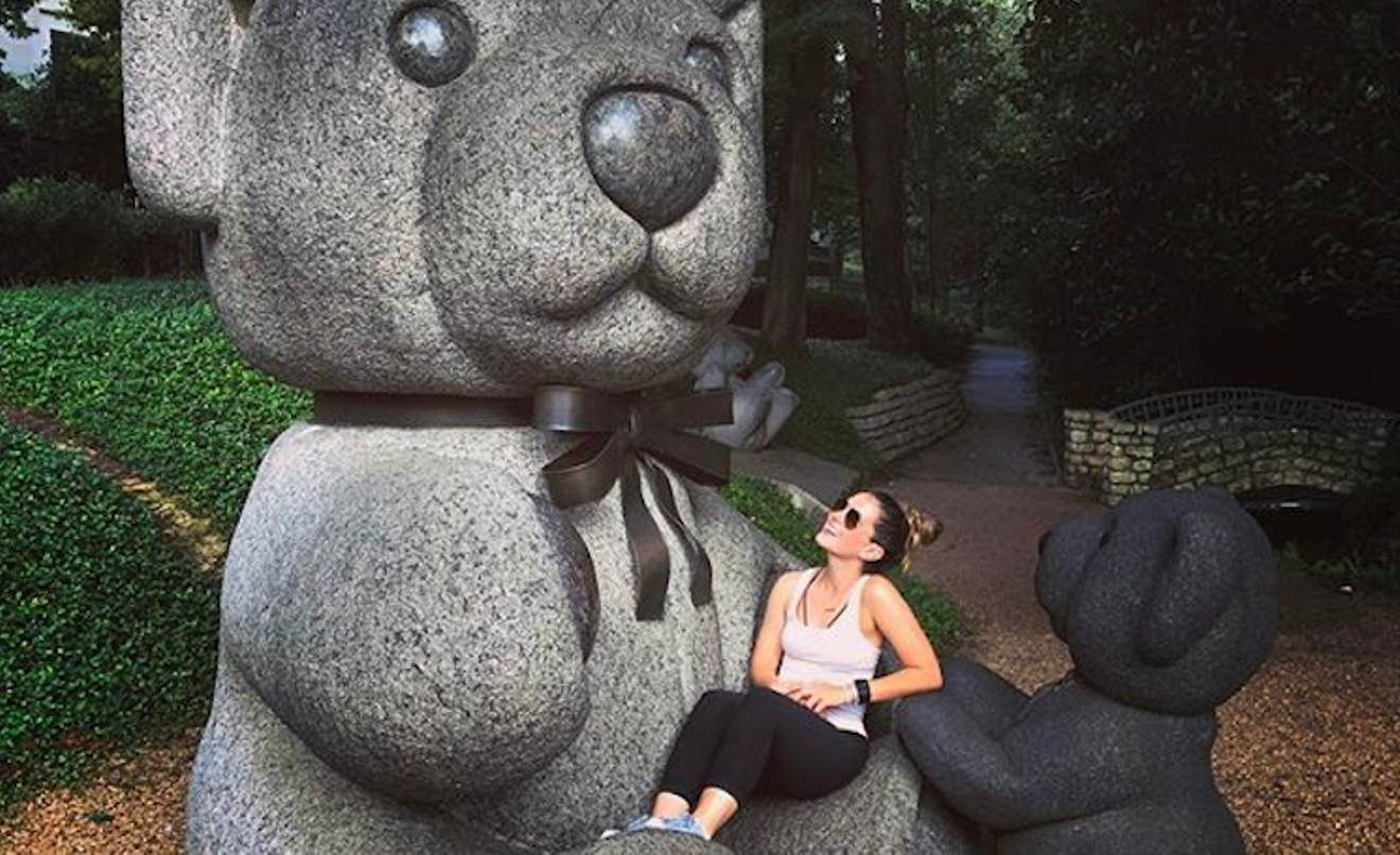 The Teddy Bear Park is a great V-Day spot, and it doesn't cost a dime.