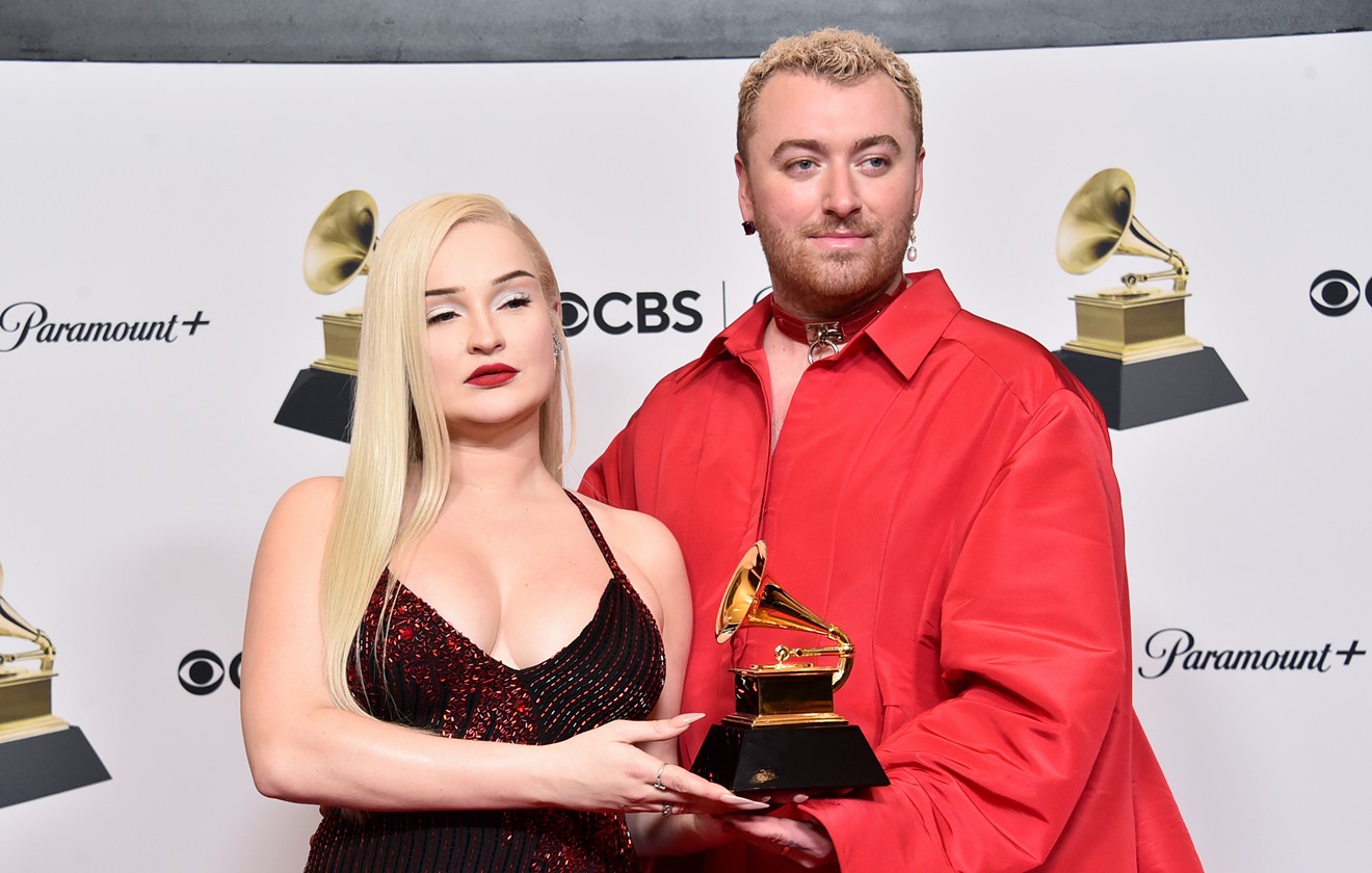 Kim Petras (left) and Sam Smith really made Ted Cruz mad with their Grammy performance on Sunday. So mad we're surprised he didn't take off to Cancun.