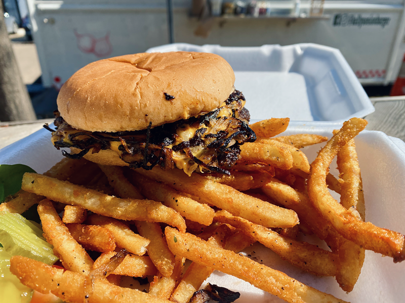 First Look Kelly's Onion Burgers Brings the Oklahoma Treasure to Dallas Dallas Observer