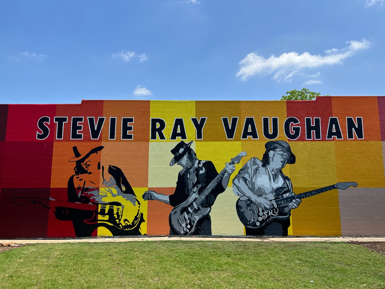 A mural series at a new park in Cockrell Hill — the site of the Vaughan brother's first performance — honors Jimmie and Stevie Ray.