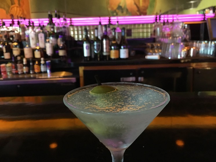 Inwood Lounge serves strong martinis and spooky ghost stories.