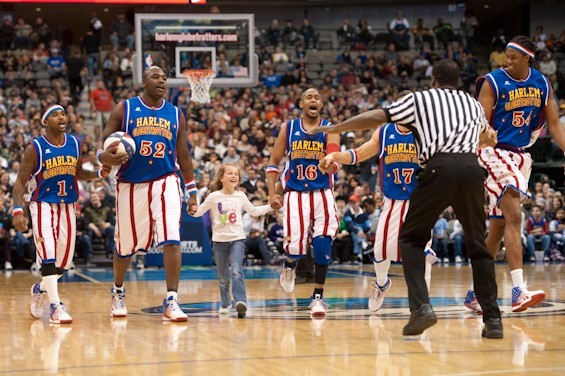 Harlem Globetrotters are in town.