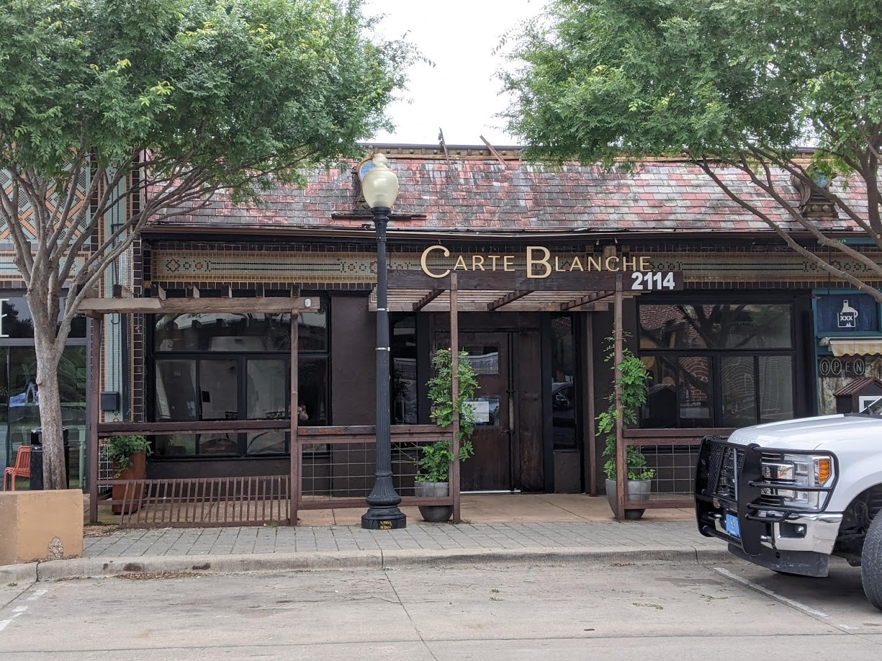 Carte Blanche Opens on Greenville Avenue Next Week, Two Spots Under One  Roof