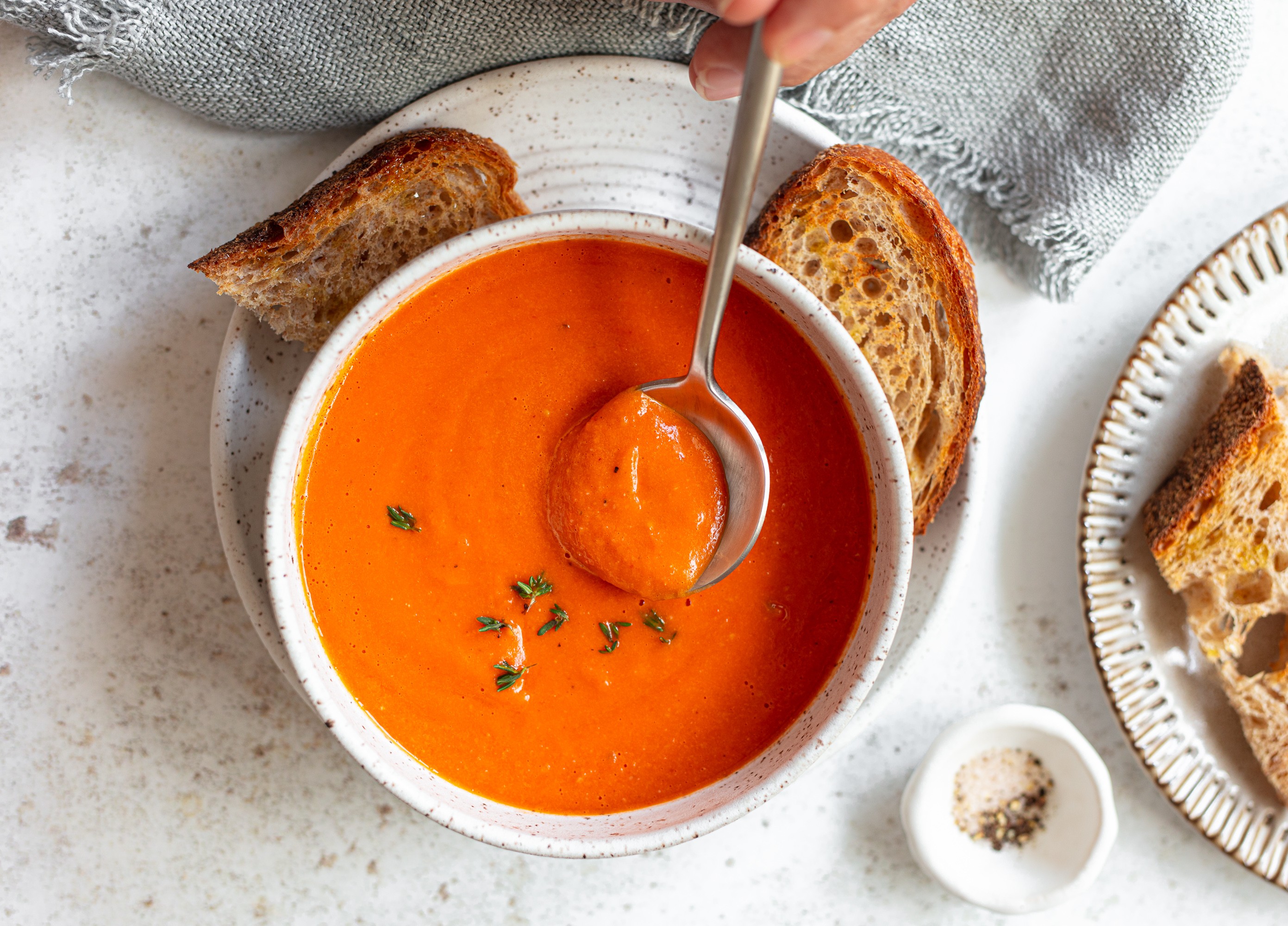 Tuscan Tomato Basil Soup (Pappa al Pomodoro) - Familystyle Food