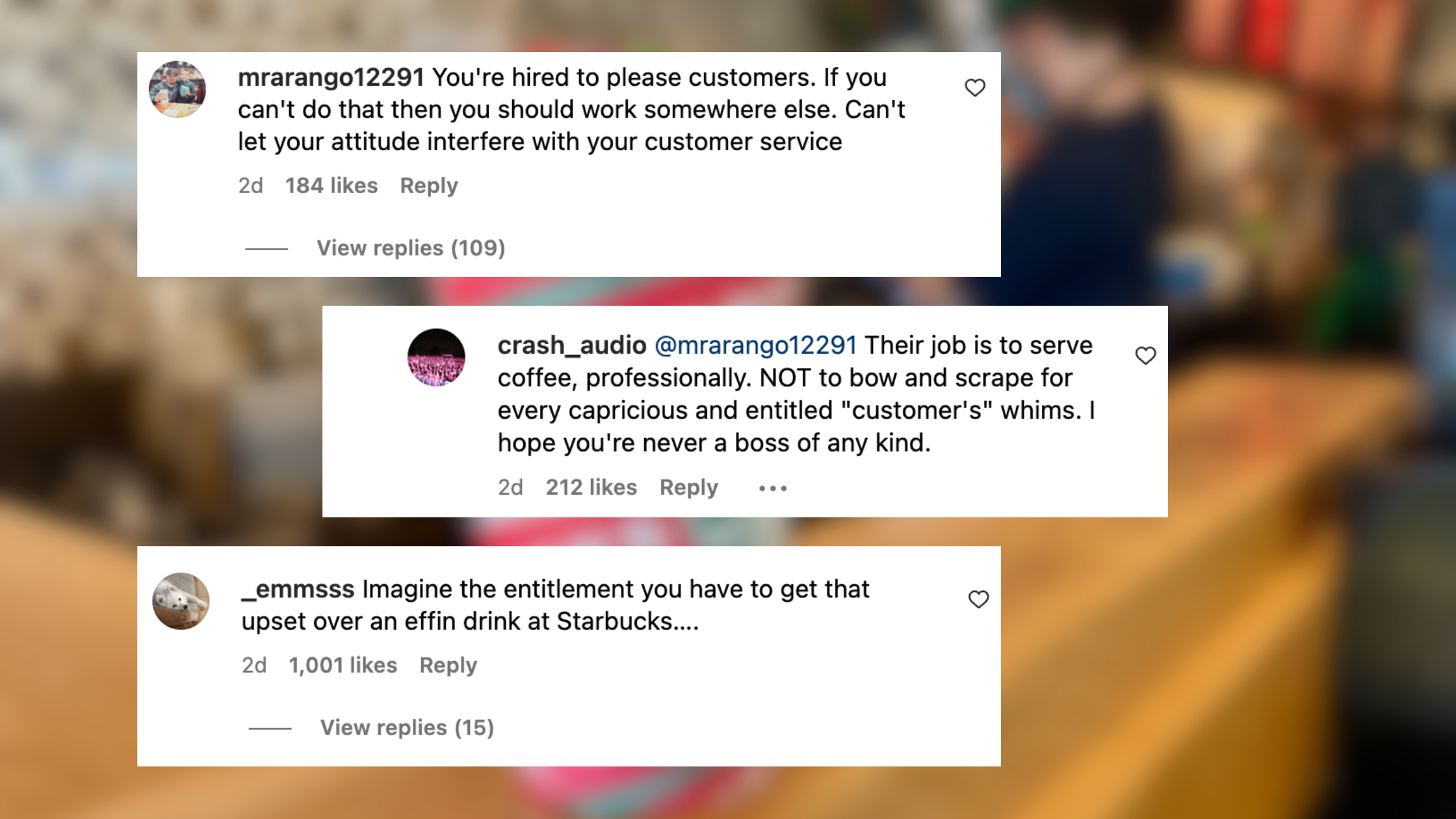 Starbucks Customer Upset After Getting Iced Drink In Paper Cup