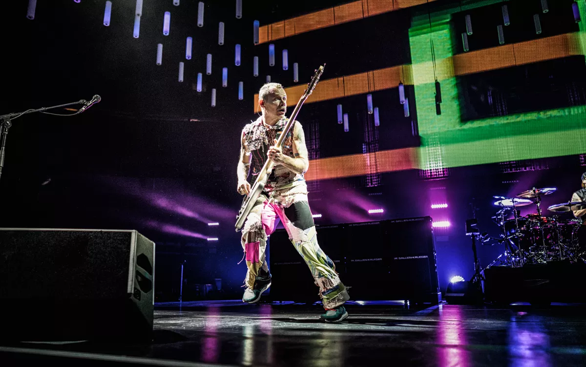 Red Hot Chili Peppers Brought the Largest Light Installation in