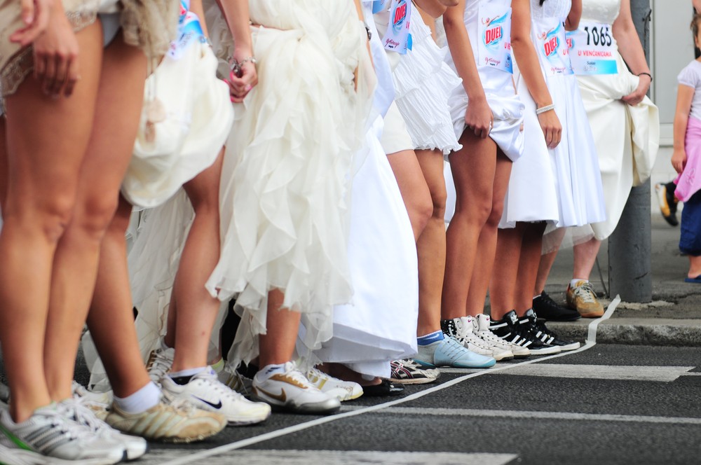 Seventy brides have already RSVPed for Race to the Altar. The winner of the race will receive a $3,000 wedding package.