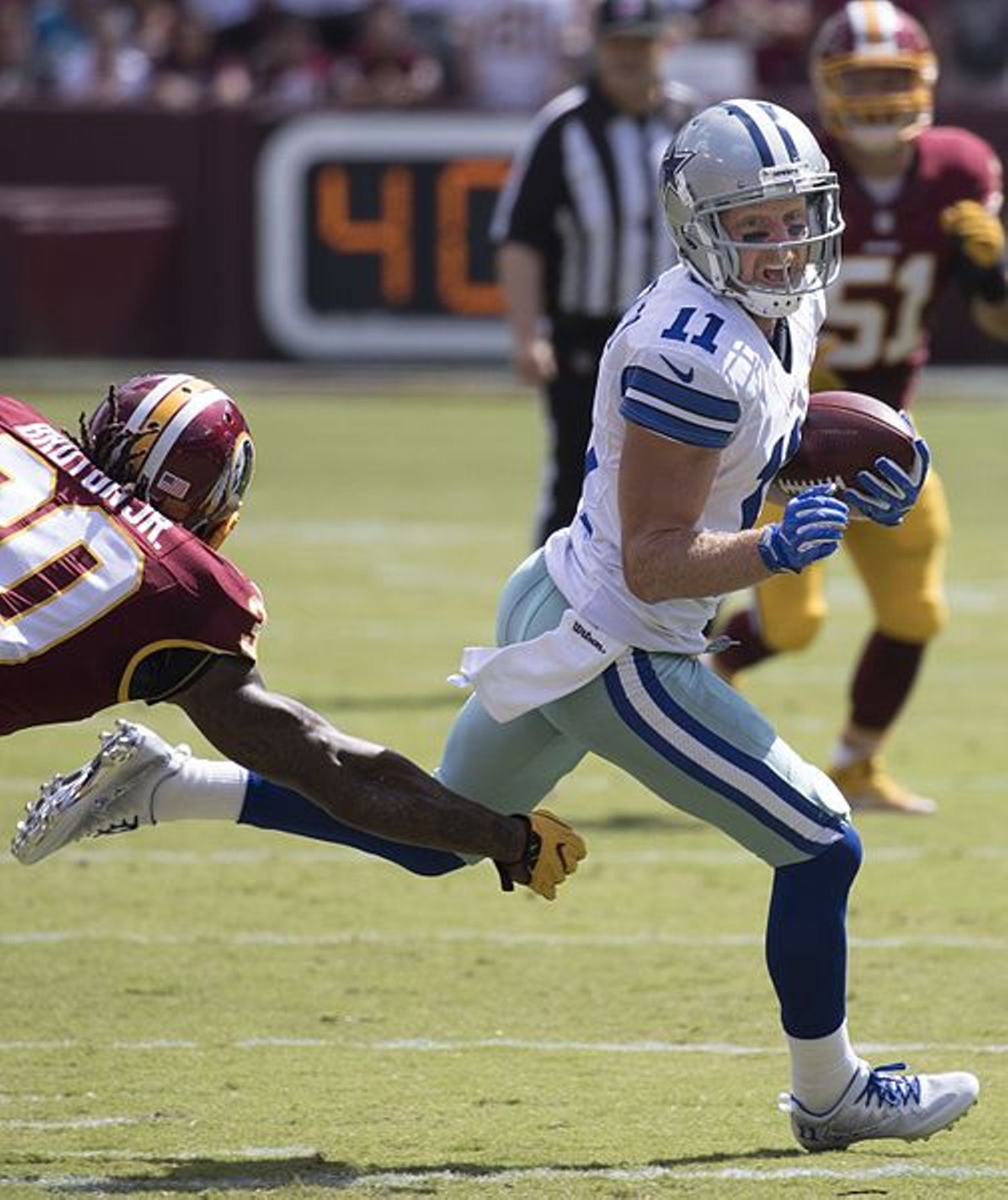 Dallas Cowboys wide receiver Cole Beasley (11) during during a