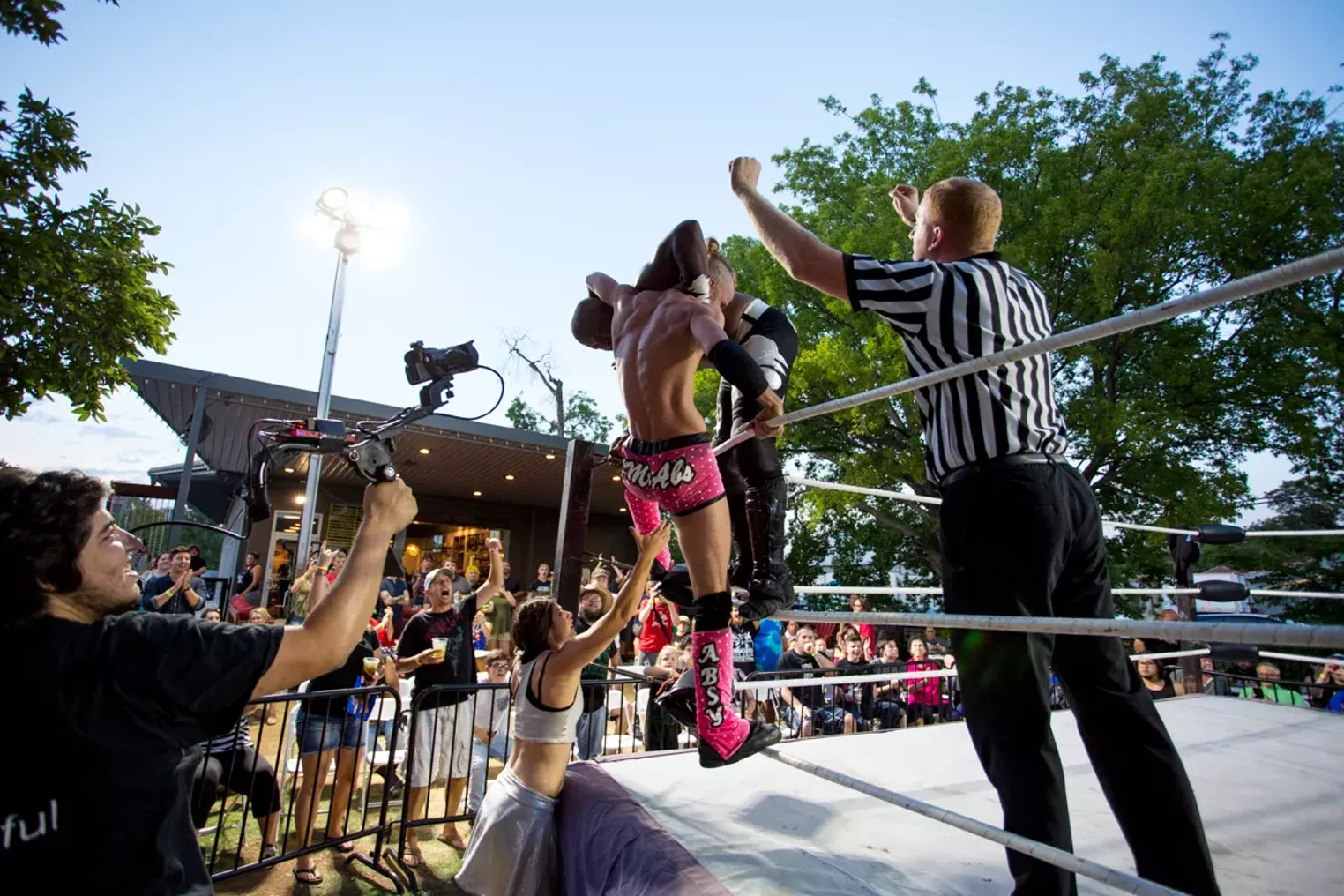 Wrestlers Reunite at Backyard on Bell Dallas Observer