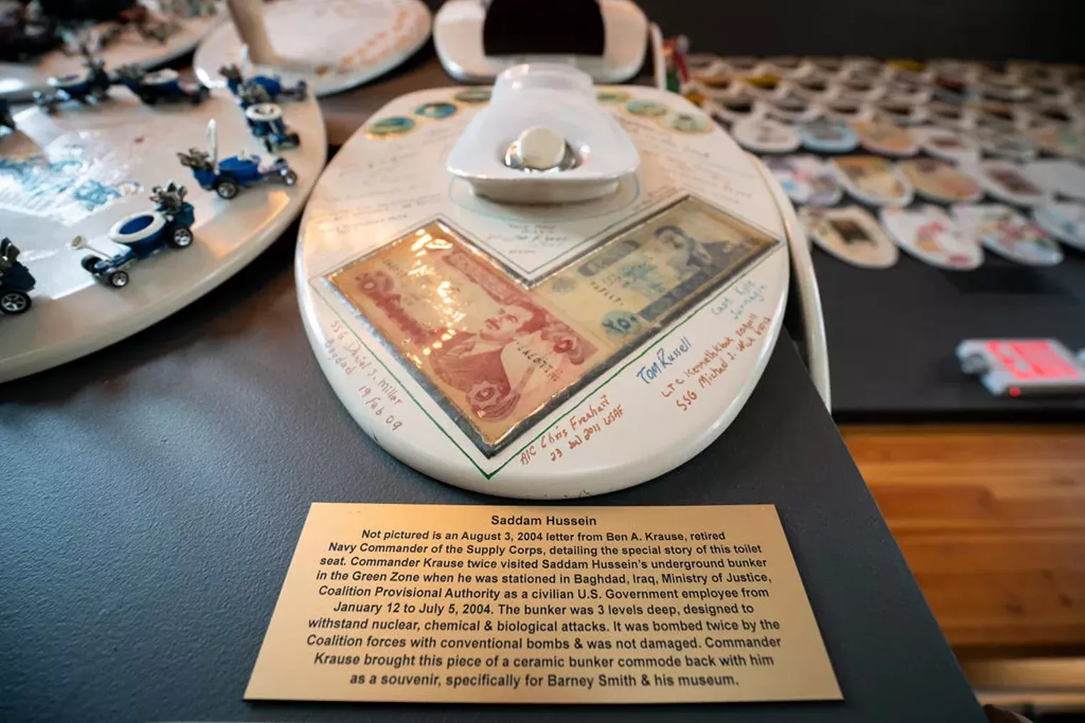 Barney Smith's Toilet Seat Museum Moves to the Colony Dallas Observer