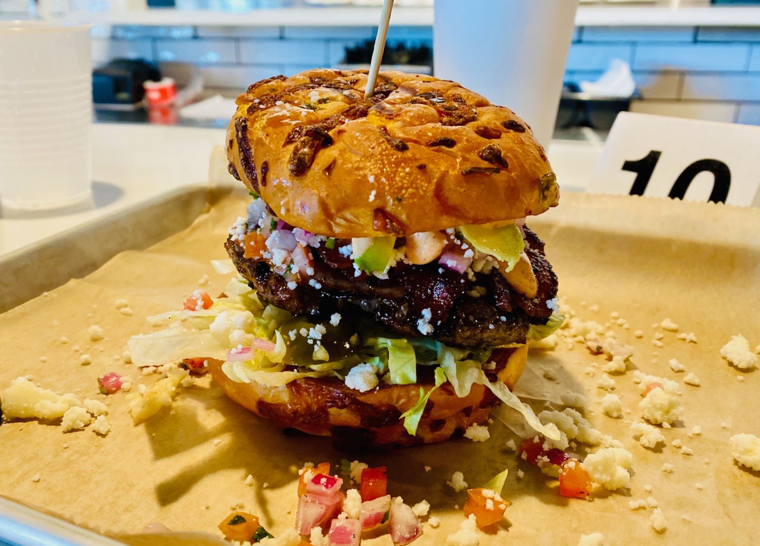First Look: Pinpoint Burger Bar Has a Cake Shake, Poutine & Global ...
