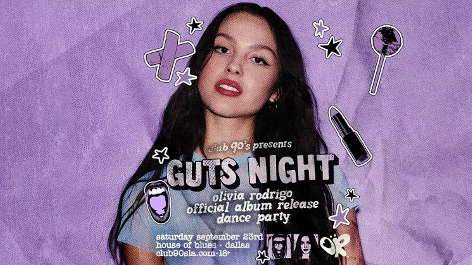 Win 2 tickets to Guts Night: An Olivia Rodrigo Official Album Release Dance Party, presented by Club 90's! - Vimarsana News