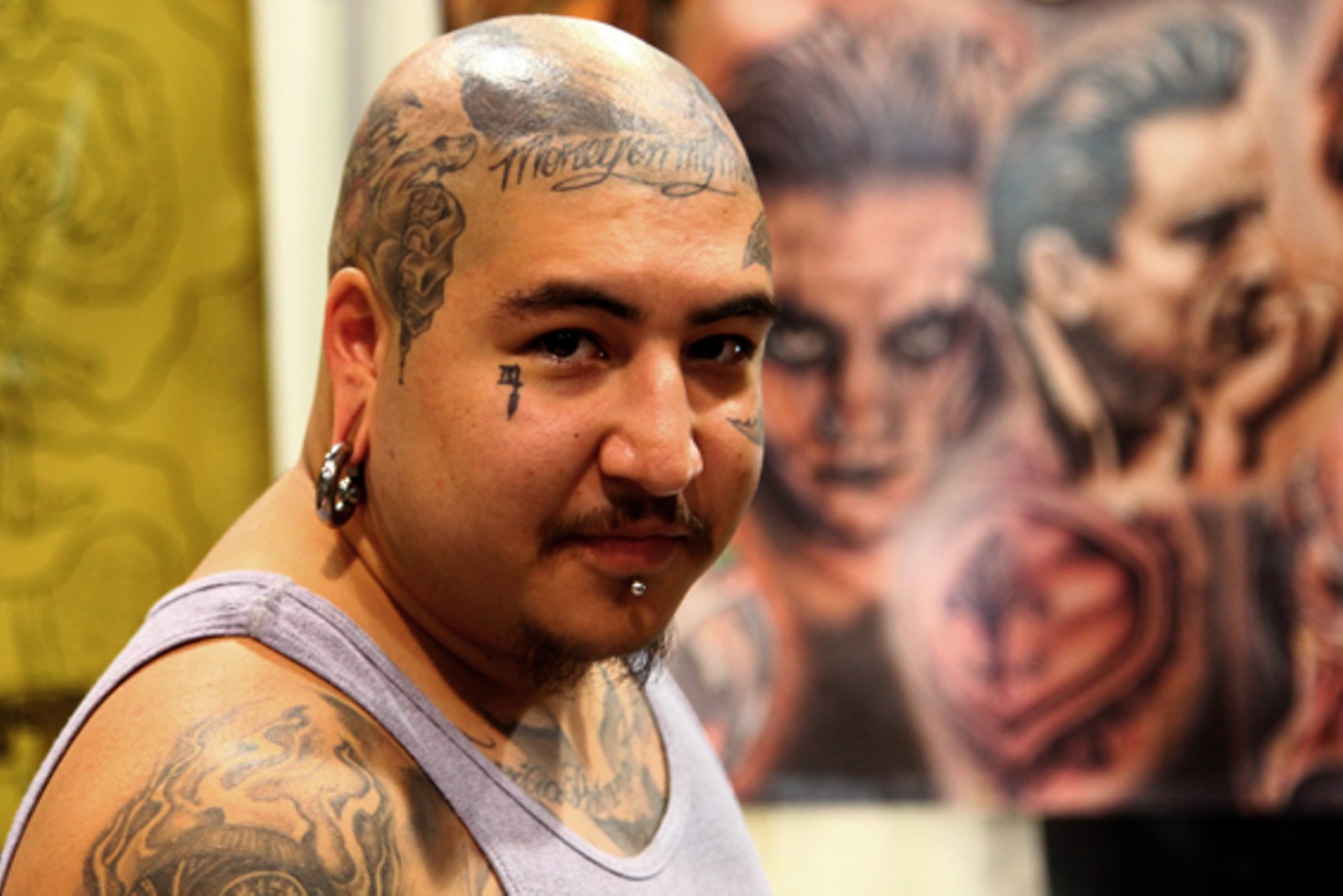 Catch Artist Blxck Santos Vagos  The Bloodline Tattooz Crew for the  Villain Arts Arts 3rd Annual Dallas Tattoo Arts Festival Aug  Instagram