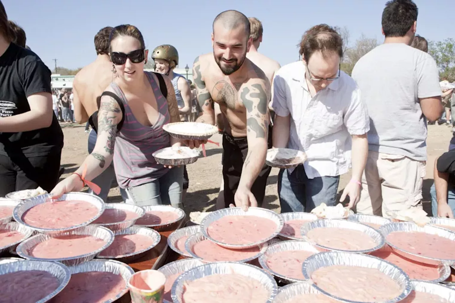 Pie Hard The World's Largest Pie Fight in Austin Dallas Dallas