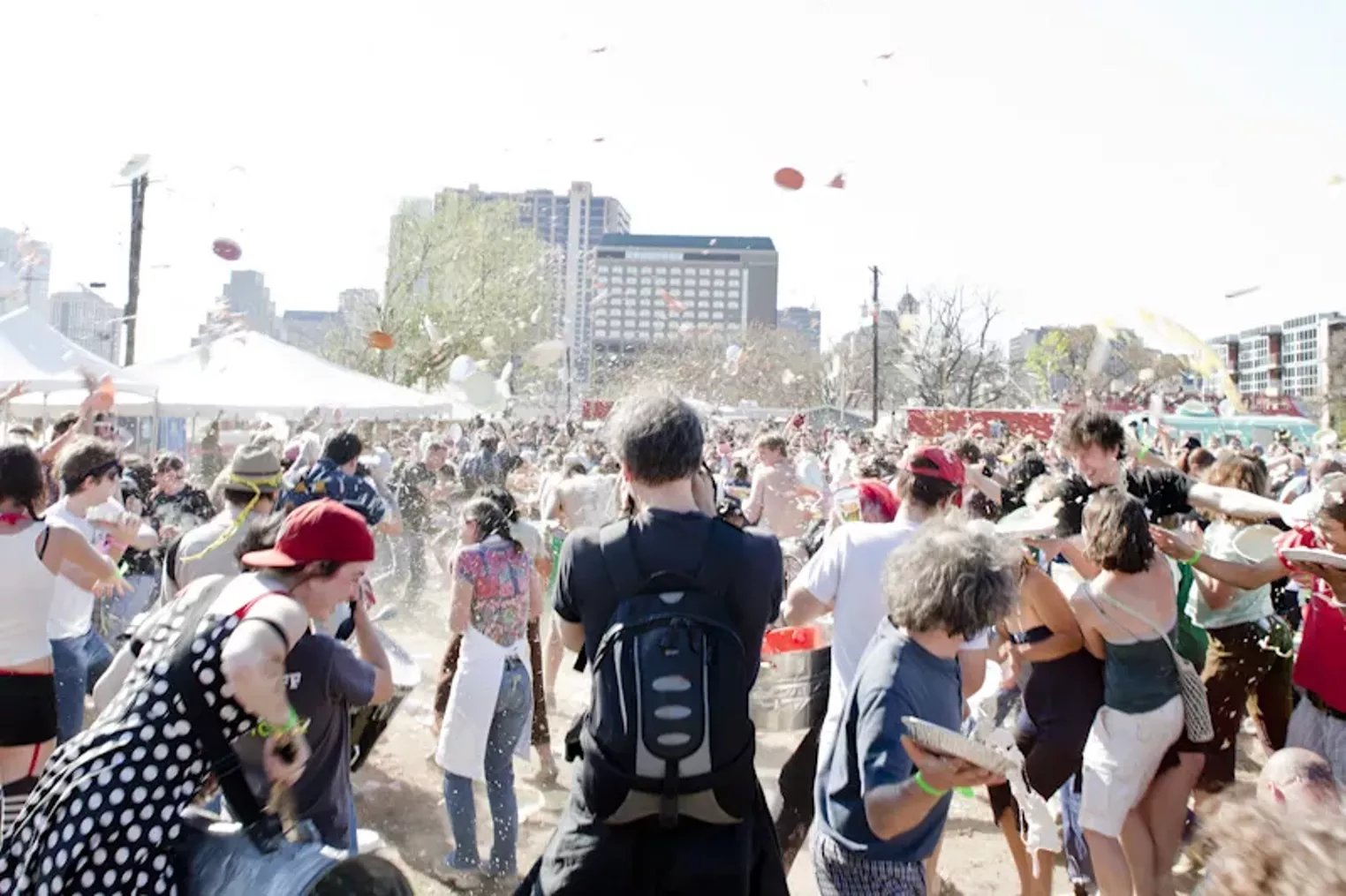 Pie Hard The World's Largest Pie Fight in Austin Dallas Dallas
