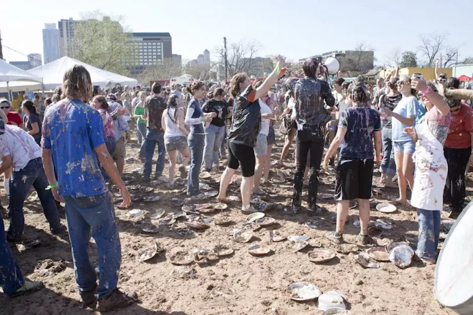 Pie Hard The World's Largest Pie Fight in Austin Dallas Dallas