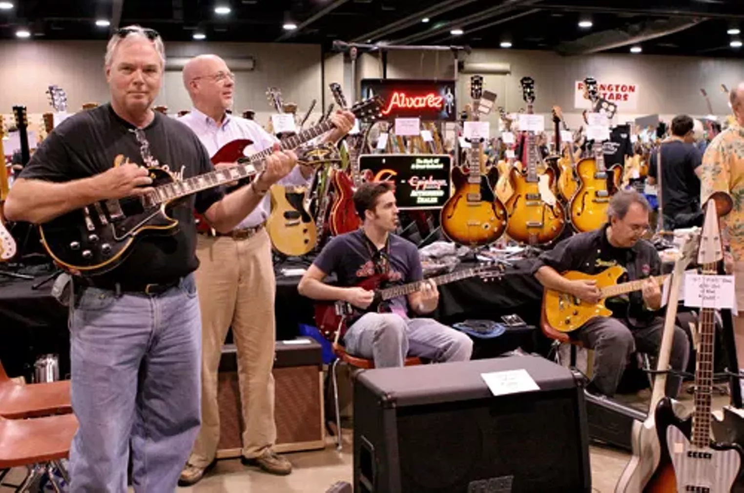 Texas Guitar Show and World Record Attempt in Arlington Dallas