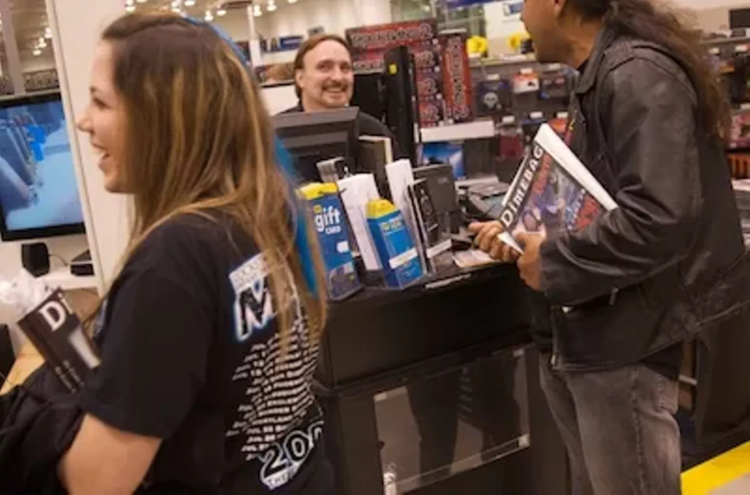 Dimebag Darrell's Brother Signs Books at Best Buy Dallas Dallas