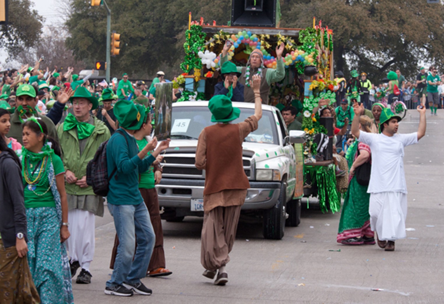 The People of Dallas' Massive St. Patrick's Parade Dallas Dallas