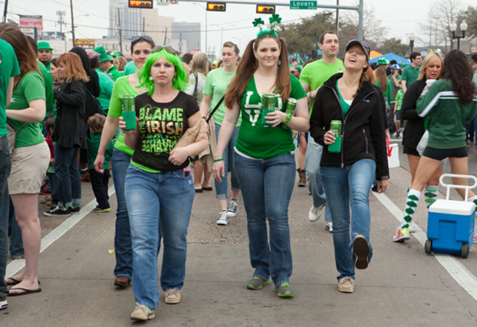 The People of Dallas' Massive St. Patrick's Parade Dallas Dallas