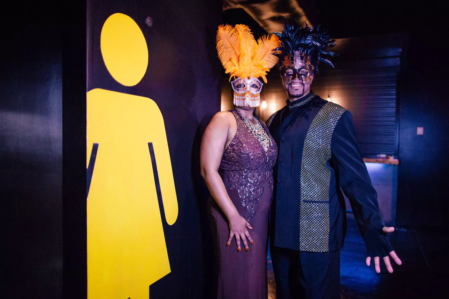 The Glamorous People of the Masquerade Ball at Bomb Factory Dallas