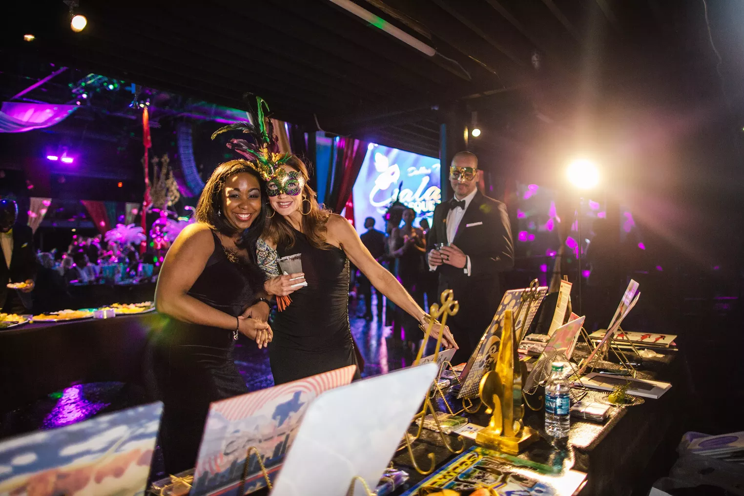 The Glamorous People of the Masquerade Ball at Bomb Factory Dallas