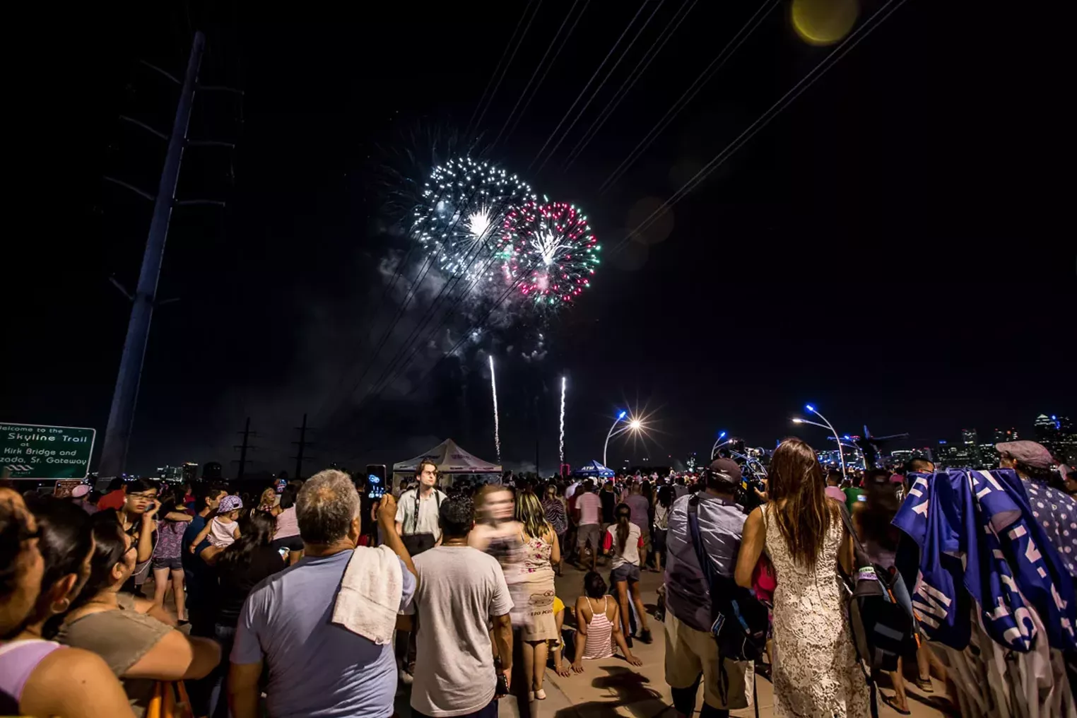 Fireworks Light Up the West Dallas Night Sky Over Fourth of July Weekend Dallas Dallas
