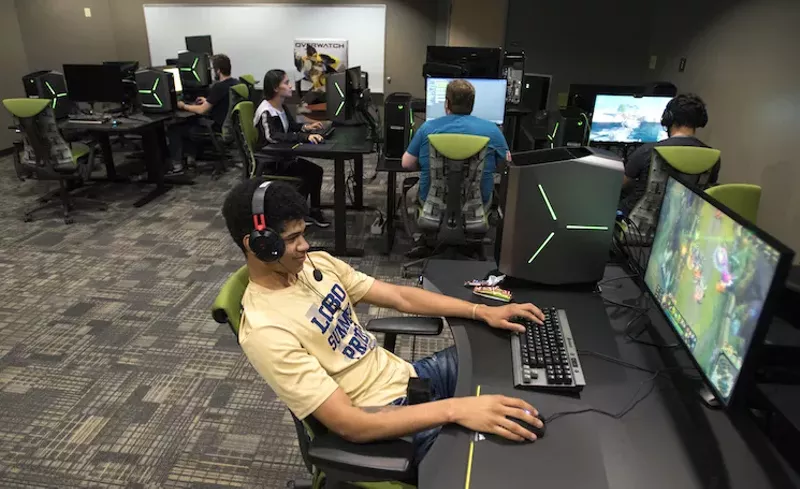 Image: The Nest has 15 virtual reality rigs and ergonomic chairs.