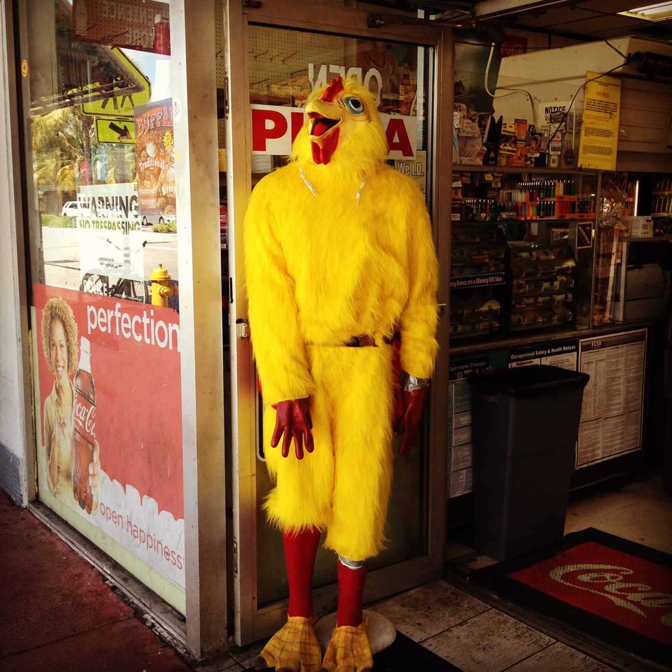 A Krispy Krunchy Chicken worker in Florida