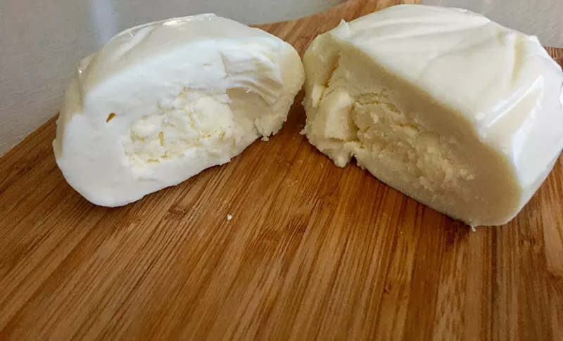 Image: Mozzarella Company's butter-stuffed burrata.