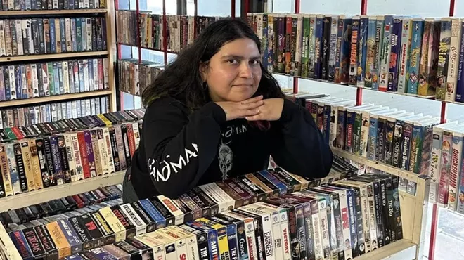 Vianca Vega, a staff member of Dallas' Texas Theatre.