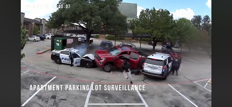 Dramatic video shows one suspect being shot by police in July.