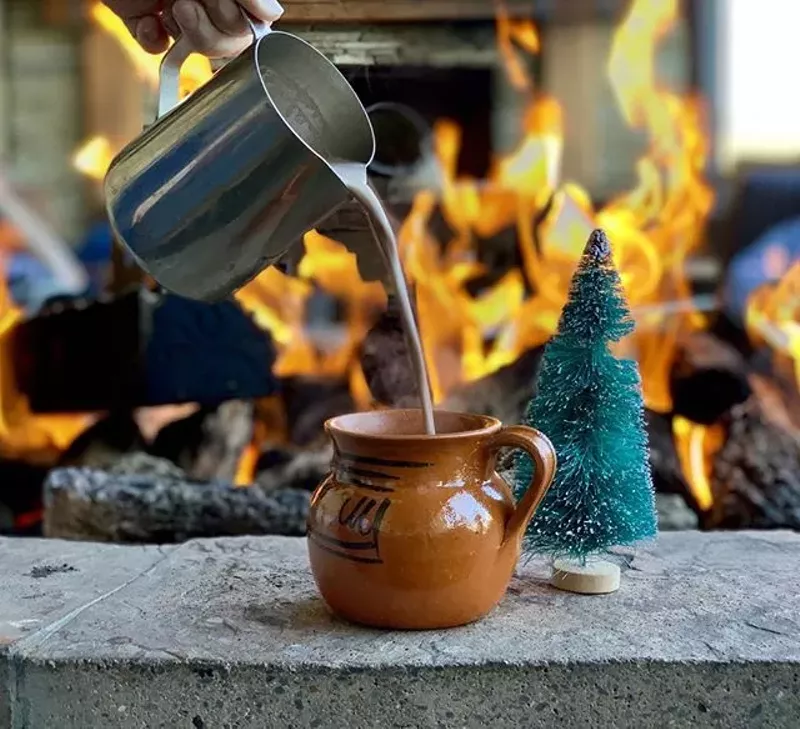 Image: The fire won't be the only thing warming you up.