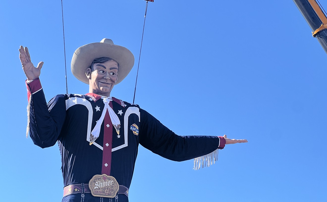 Watch: Big Tex Goes Up at the State Fair